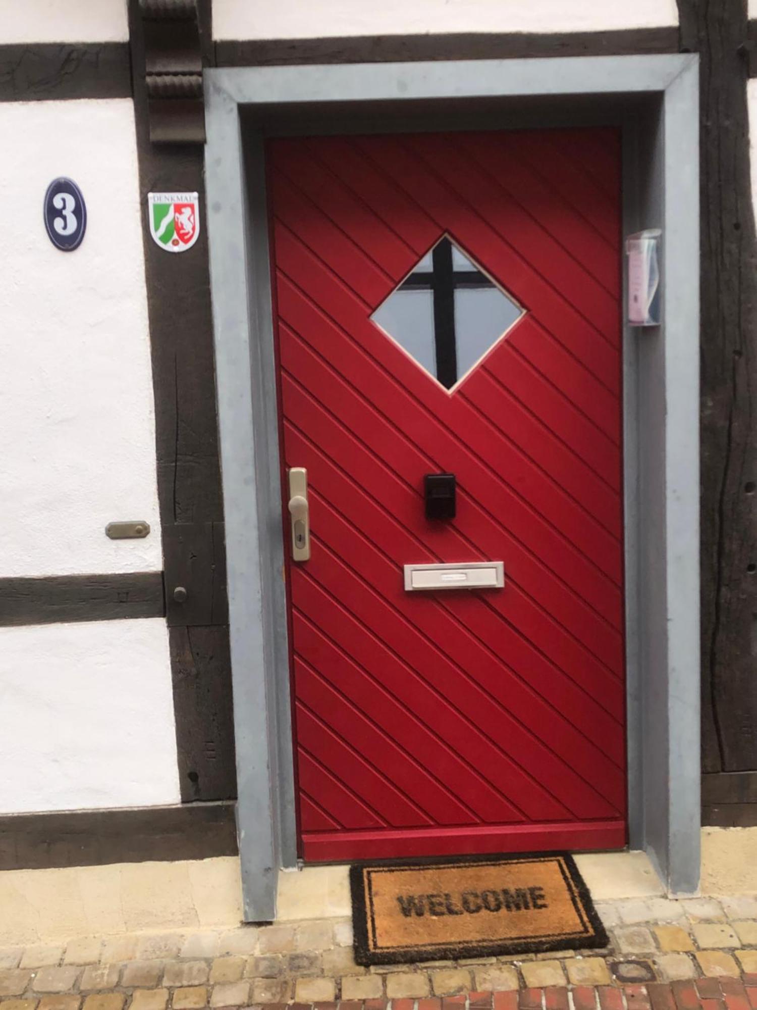 מינדן Charmantes Fachwerkhaus In Der Innenstadt מראה חיצוני תמונה